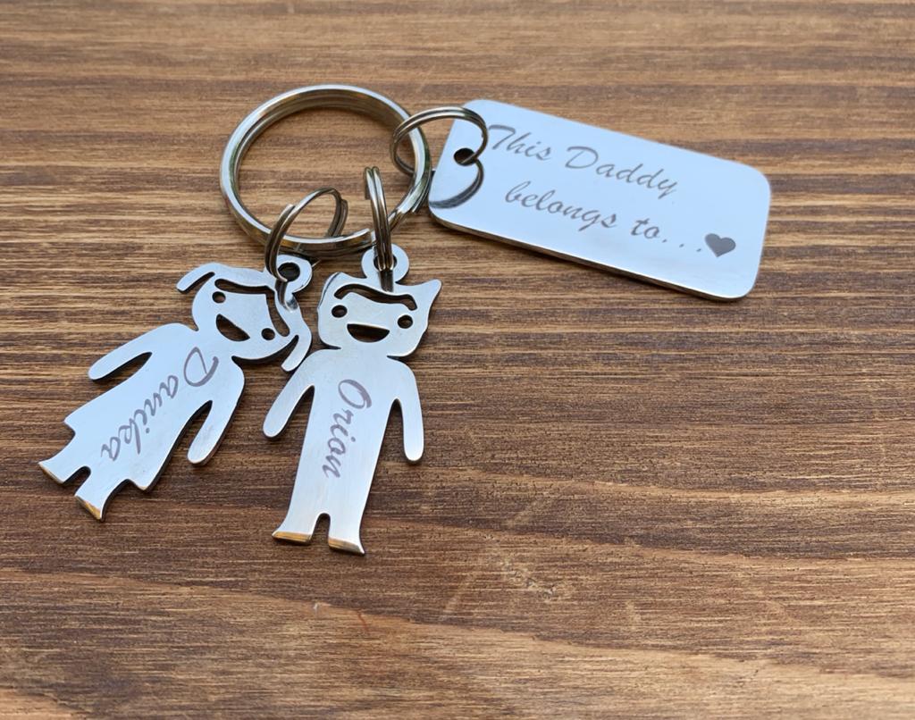 Family Keychain - Oh My Gift LLC